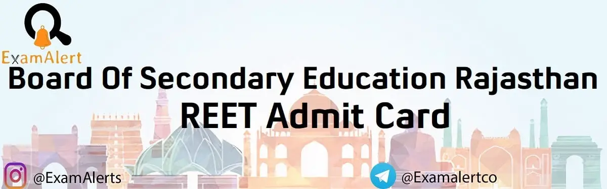 REET Admit Card 2021 Released, Download Now: Check Exam Date 1 REET Admit Card