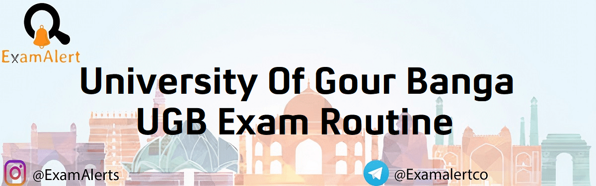 Gour Banga University Exam Routine