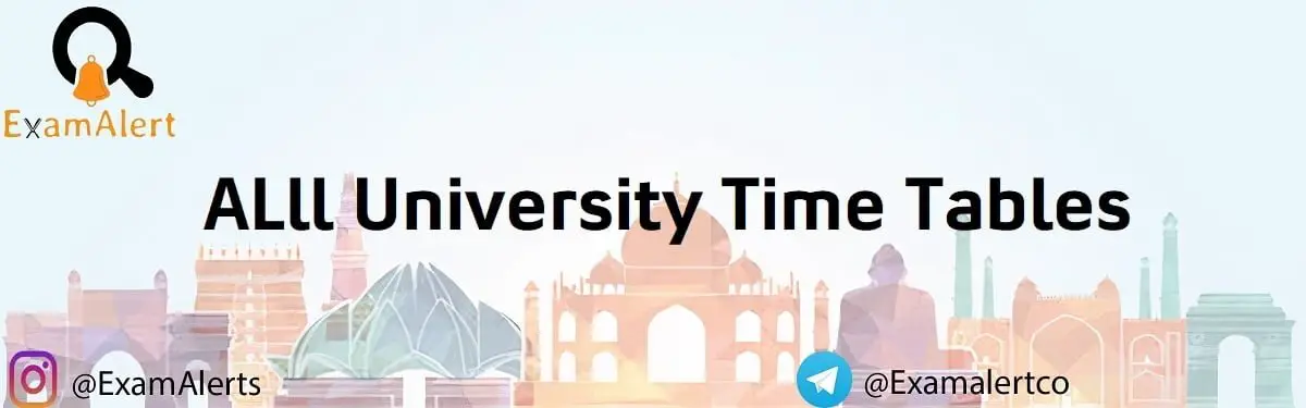 University Time Table 2023 Download All UG PG Exam Date and Routine 1 University Time Table