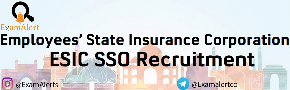 ESIC SSO Recruitment